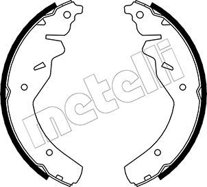 METELLI Piduriklotside komplekt 53-0215