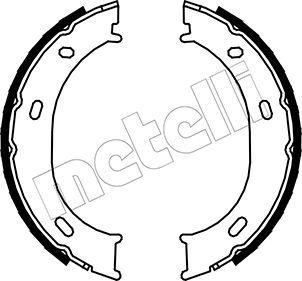 METELLI Комплект тормозных колодок, стояночная тормозная с 53-0239