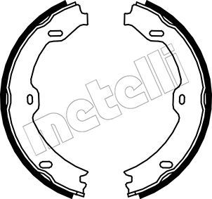 METELLI Комплект тормозных колодок, стояночная тормозная с 53-0243