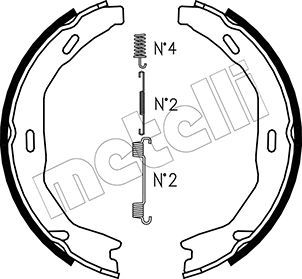 METELLI Piduriklotside komplekt,seisupidur 53-0245K