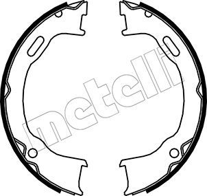 METELLI Комплект тормозных колодок, стояночная тормозная с 53-0364