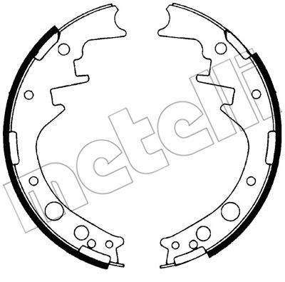 METELLI Piduriklotside komplekt 53-0412