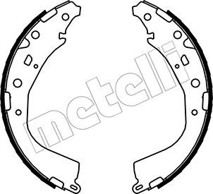 METELLI Piduriklotside komplekt 53-0447