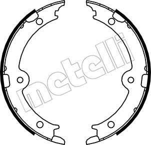 METELLI Piduriklotside komplekt,seisupidur 53-0449