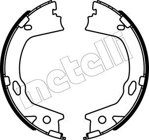 METELLI Piduriklotside komplekt,seisupidur 53-0499