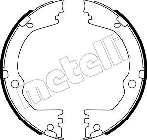 METELLI Комплект тормозных колодок, стояночная тормозная с 53-0532