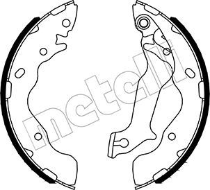 METELLI Piduriklotside komplekt 53-0533