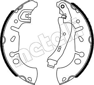 METELLI Piduriklotside komplekt 53-0534