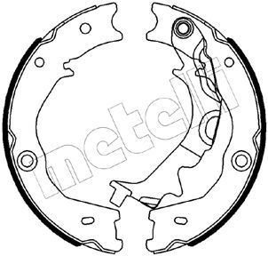 METELLI Piduriklotside komplekt,seisupidur 53-0586