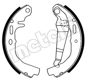 METELLI Piduriklotside komplekt 53-0612