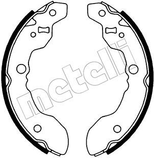 METELLI Piduriklotside komplekt 53-0631