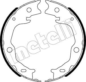 METELLI Комплект тормозных колодок, стояночная тормозная с 53-0645