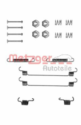 METZGER Комплектующие, тормозная колодка 105-0657