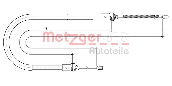 METZGER Tross,seisupidur 10.6890