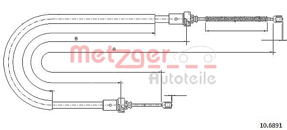 METZGER Tross,seisupidur 10.6891