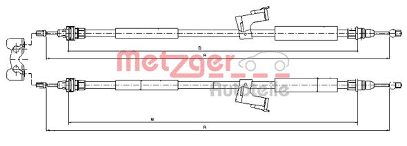 METZGER Tross,seisupidur 10.8225