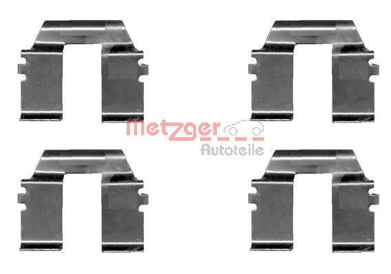 METZGER Комплектующие, колодки дискового тормоза 109-1232