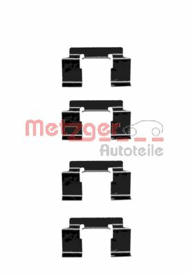 METZGER Комплектующие, колодки дискового тормоза 109-1235