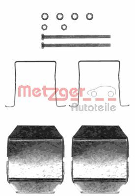 METZGER Комплектующие, колодки дискового тормоза 109-1237