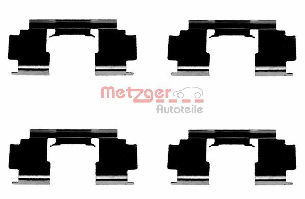 METZGER Комплектующие, колодки дискового тормоза 109-1276
