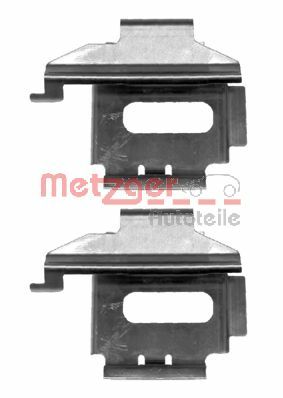 METZGER Комплектующие, колодки дискового тормоза 109-1282