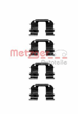 METZGER Комплектующие, колодки дискового тормоза 109-1285
