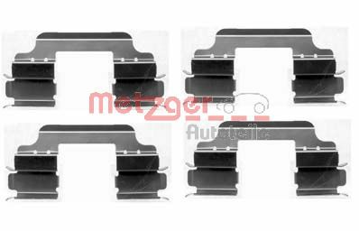 METZGER Комплектующие, колодки дискового тормоза 109-1648