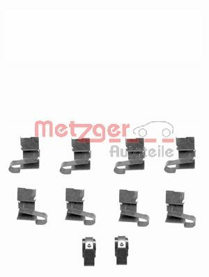 METZGER Комплектующие, колодки дискового тормоза 109-1671