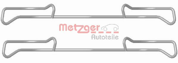 METZGER Комплектующие, колодки дискового тормоза 109-1678