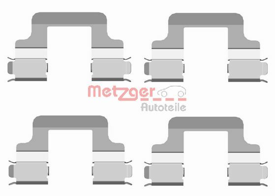 METZGER Комплектующие, колодки дискового тормоза 109-1679