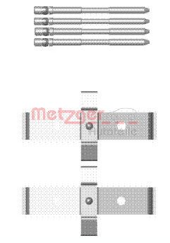 METZGER Комплектующие, колодки дискового тормоза 109-1694