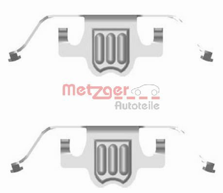 METZGER Комплектующие, колодки дискового тормоза 109-1695