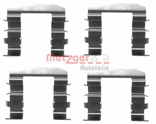 METZGER Комплектующие, колодки дискового тормоза 109-1708