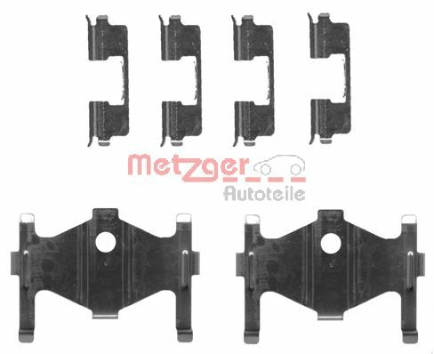 METZGER Комплектующие, колодки дискового тормоза 109-1710