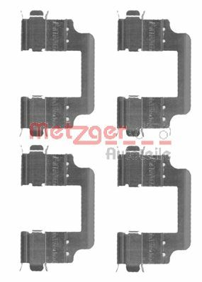 METZGER Комплектующие, колодки дискового тормоза 109-1728