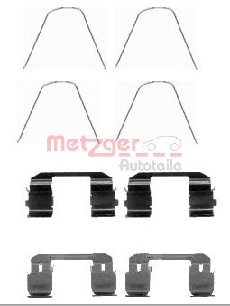 METZGER Lisakomplekt, ketaspiduriklotsid 109-1743