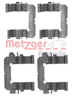 METZGER Комплектующие, колодки дискового тормоза 109-1756