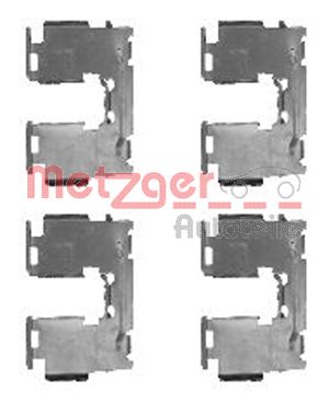 METZGER Комплектующие, колодки дискового тормоза 109-1760
