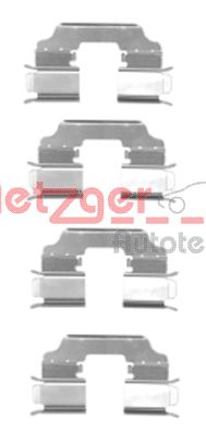 METZGER Комплектующие, колодки дискового тормоза 109-1770