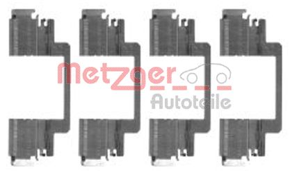 METZGER Комплектующие, колодки дискового тормоза 109-1774
