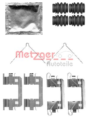 METZGER Комплектующие, колодки дискового тормоза 109-1811