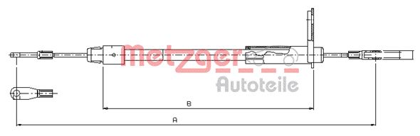 METZGER Tross,seisupidur 10.9325