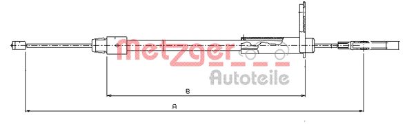 METZGER Tross,seisupidur 10.9326