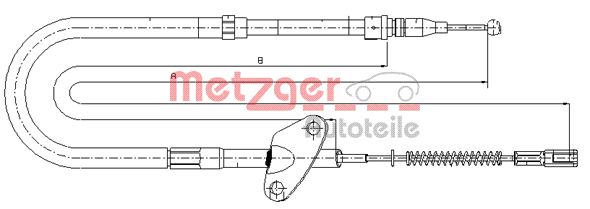 METZGER Tross,seisupidur 10.9872