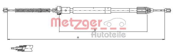 METZGER Tross,seisupidur 11.6597