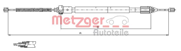 METZGER Tross,seisupidur 11.6598