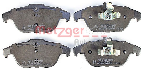 METZGER Комплект тормозных колодок, дисковый тормоз 1170132