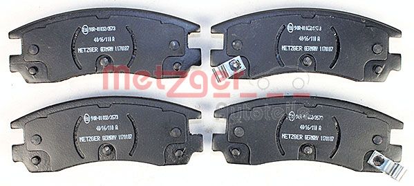 METZGER Комплект тормозных колодок, дисковый тормоз 1170187