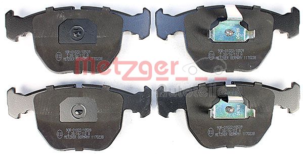 METZGER Комплект тормозных колодок, дисковый тормоз 1170238
