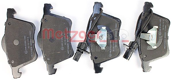 METZGER Комплект тормозных колодок, дисковый тормоз 1170261
